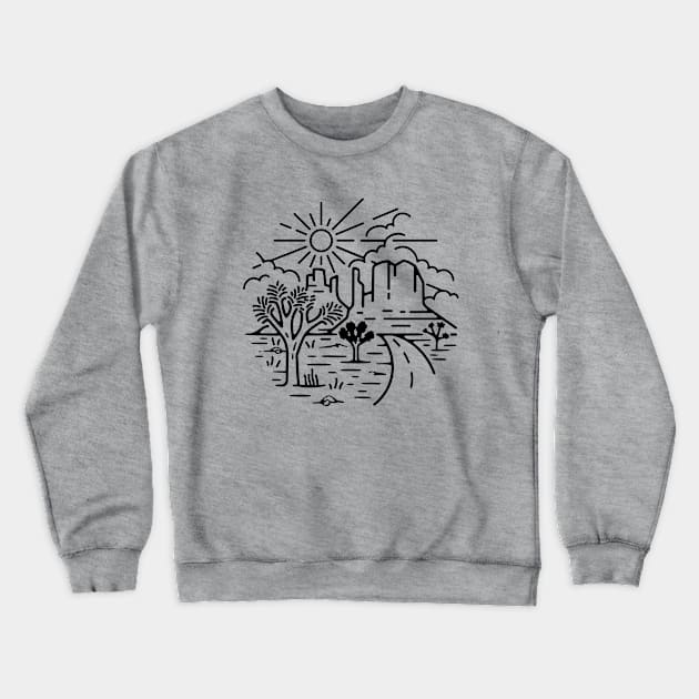 Joshua Tree T-Shirt Crewneck Sweatshirt by Iambolders